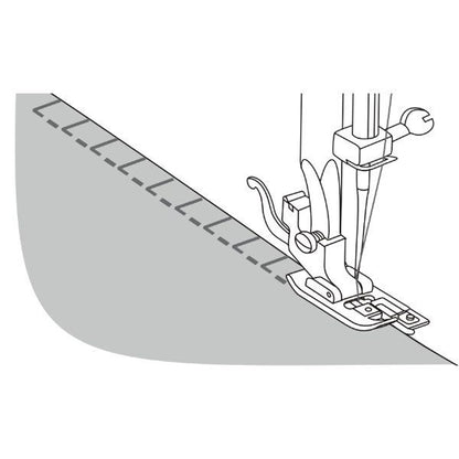 Bernette Overlock Foot B05 - sewing machine accessory - detail view