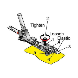 Bernette Elasticator Foot  B42 B44 B48 B64