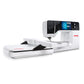 Bernina B790E Plus, close-up of embroidery arm and hoop attachment