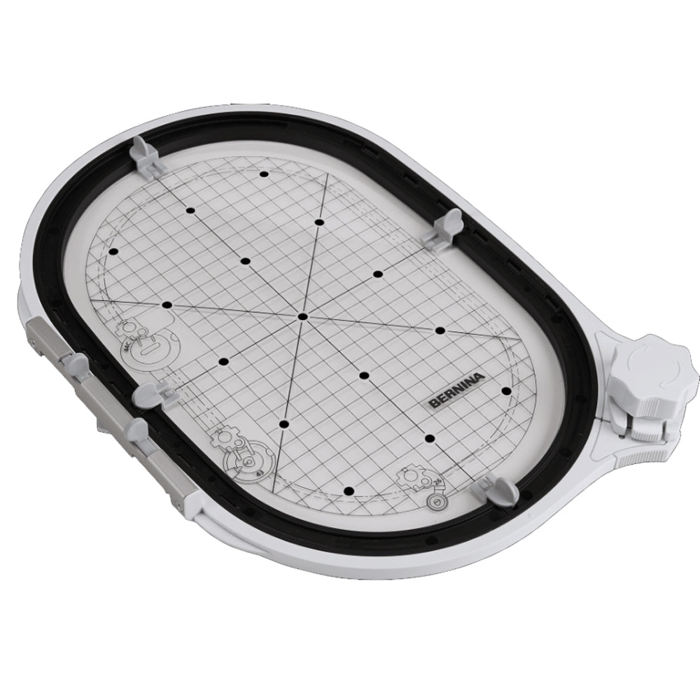Bernina Midi Hoop 165mm x 265mm with twist-lock mechanism with template

