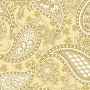 Benartex Amanda Murphy Jubilee Paisley Gold