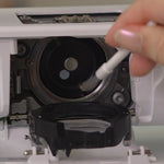 Bernina Cleaning Brush - cleaning brush and needle inserter tool - close-up detail