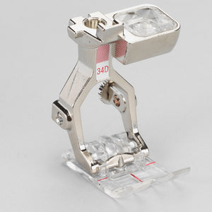 Bernina Foot 34D Clear Reverse Pattern Dual Feed