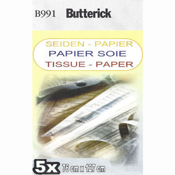 Butterick Plain Tissue - 5 Sheets (127cm x 76cm)