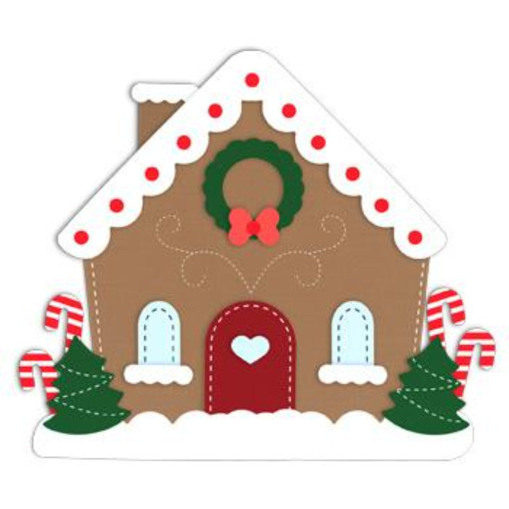 Crossover Gingerbread House Die