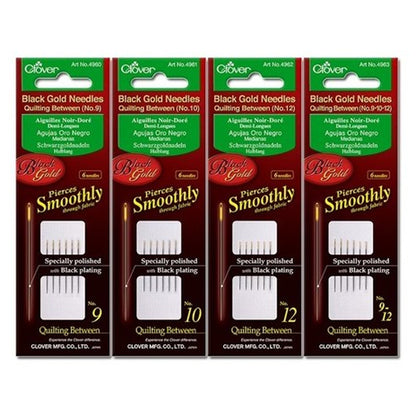 Clover Black Gold Quilting Betweens