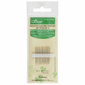 Clover Gold Eye Quilting Needles