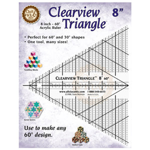 Clearview 8" Triangle Ruler