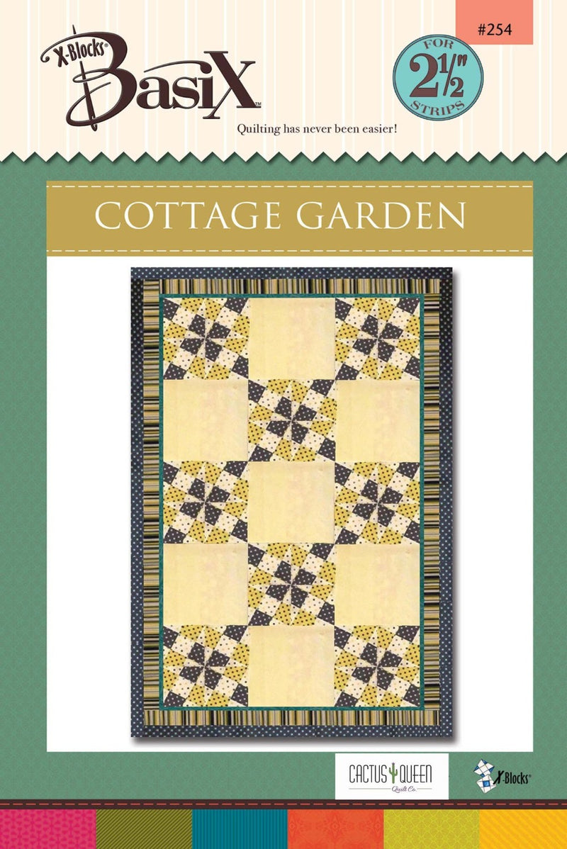 X Blocks Basix Cottage Garden Pattern