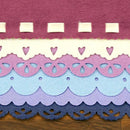 Crafters Edge Fab Dies Lovely Edges Set of 6 Fabric Cutting Dies