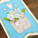 Crafters Edge Fab Dies Beautiful Posey Basket Set of 9 Fabric Cutting Dies