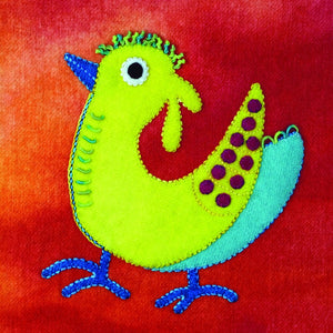 Sue Spargo Fab Dies Bird #24 Set of 8 Fabric Cutting Dies - Crafters Edge fabric for quilting and patchwork - alternate angle