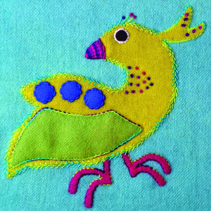Sue Spargo Fab Dies Bird #3 Set of 8 Fabric Cutting Dies - Crafters Edge fabric for quilting and patchwork - alternate angle