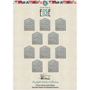 Crafters Edge Hand & Heart Etched Metal Embellishment Set of 10