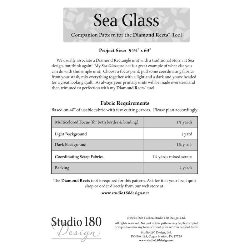 Studio 180 Sea Glass Pattern
