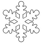 Quilting Creations Stencil 5x5½" Snowflake