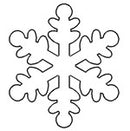 Quilting Creations Stencil 5x5½" Snowflake