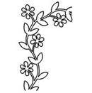 Quilting Creations Stencil 4" Floral Vine