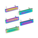 Emmaline Metal Bag Reactangle Label 'Handmade'