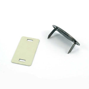 Emmaline Metal Bag Oval Label 'Handmade'