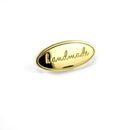 Emmaline Metal Bag Oval Label 'Handmade'