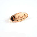 Emmaline Metal Bag Oval Label 'Handmade'