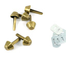 Emmaline Bucket Purse Feet 9/16" 14mm Pack of 6