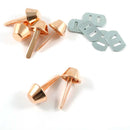 Emmaline Bucket Purse Feet 9/16" 14mm Pack of 6