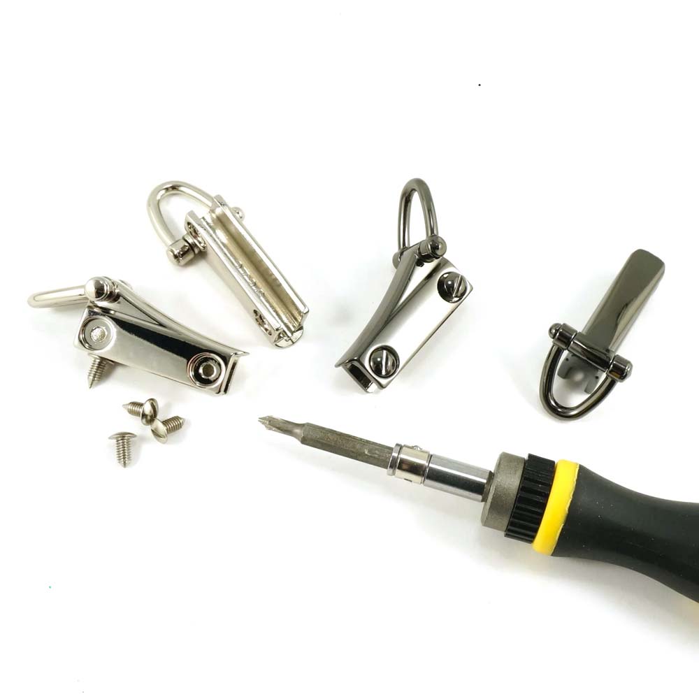 Emmaline Strap Clip with D Ring Pack of 2 Bag Making Hardware