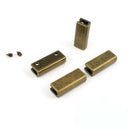 Emmaline Rectangular Strap End Caps 1" Pack of 4