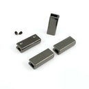 Emmaline Rectangular Strap End Caps 1" Pack of 4