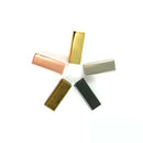 Emmaline Rectangular Strap End Caps 1" Pack of 4