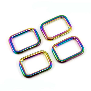 Emmaline Rectangular Rings 1" Pack of 4