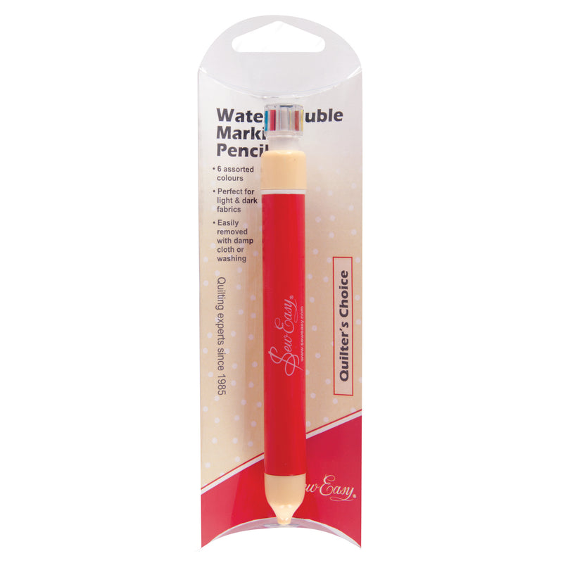 Sew Easy Retractable Wash Out Pencil 6 Colours