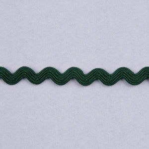 Ric Rac Trim Forest Green 8mm x 50m