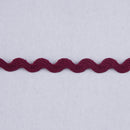 Ric Rac Trim Red Wine 8mm x 50m