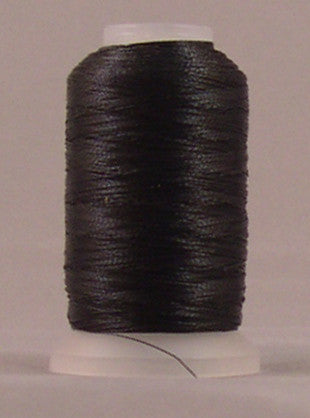YLI Fine Metallic Thread 450m Black*