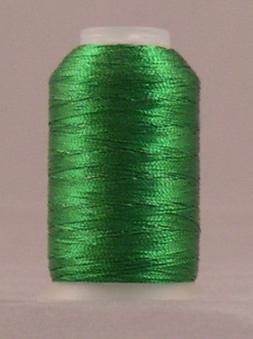 YLI Fine Metallic Thread 450m Green*