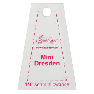 Sew Easy Mini Dresden 2½"  Template