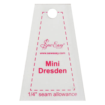 Sew Easy Mini Dresden 2½"  Template