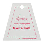 Sew Easy Mini Fat Cats 2½"  Template