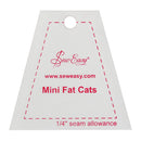 Sew Easy Mini Fat Cats 2½"  Template