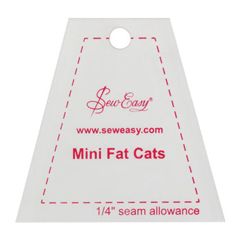 Sew Easy Mini Fat Cats 2½"  Template