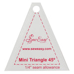 Sew Easy Mini 45 degree Triangle 2½"  Template