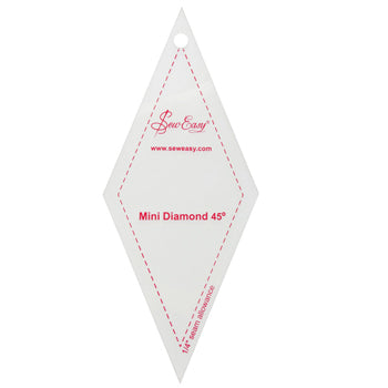 Sew Easy Mini 45 degree Diamond 3½"  Template