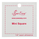 Sew Easy Mini Square 2½"  Template