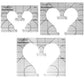 Amanda Murphy ¼" Every Heart 1 Set of 3 Templates