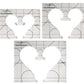 Amanda Murphy ¼" Every Heart 2 Set of 3 Templates