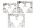 Amanda Murphy ¼" Every Heart 2 Set of 3 Templates