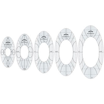 Amanda Murphy ¼" Every Oval Templates Pack of 5